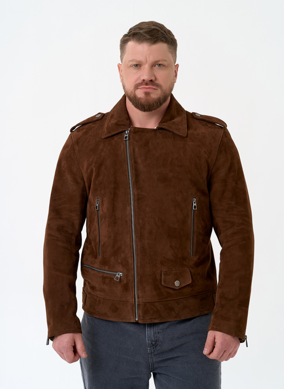 Мужская куртка из натуральной замши