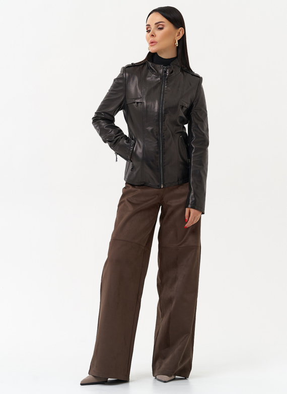 Женская кожаная куртка