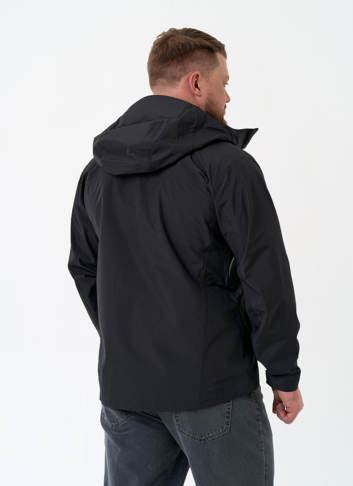 Мужская ветровка черного цвета
