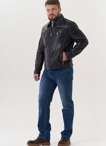 Мужская кожаная куртка "рубашка"
