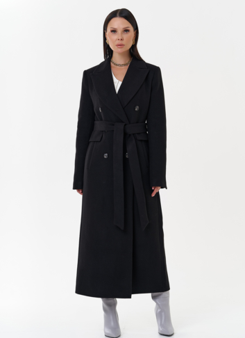 Классическое пальто с английским воротником