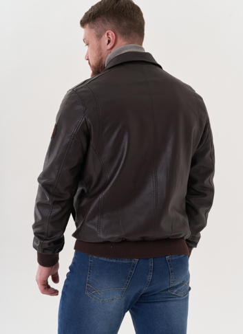 Мужская куртка из эко кожи