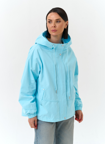 Женская ветровка с капюшоном 