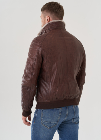 Мужская куртка из натуральной кожи 