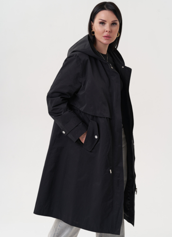 Женский плащ с капюшоном
