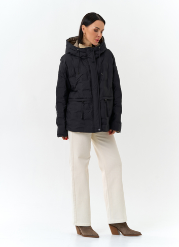 Женская двухсторонняя куртка с капюшоном