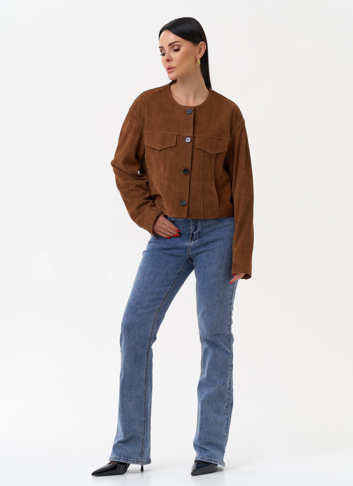 Куртка из натуральной замши